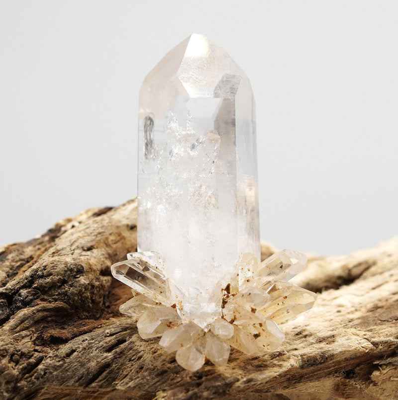 Brandberg Enhydro Star Cluster: Ethically Mined Natural Quartz