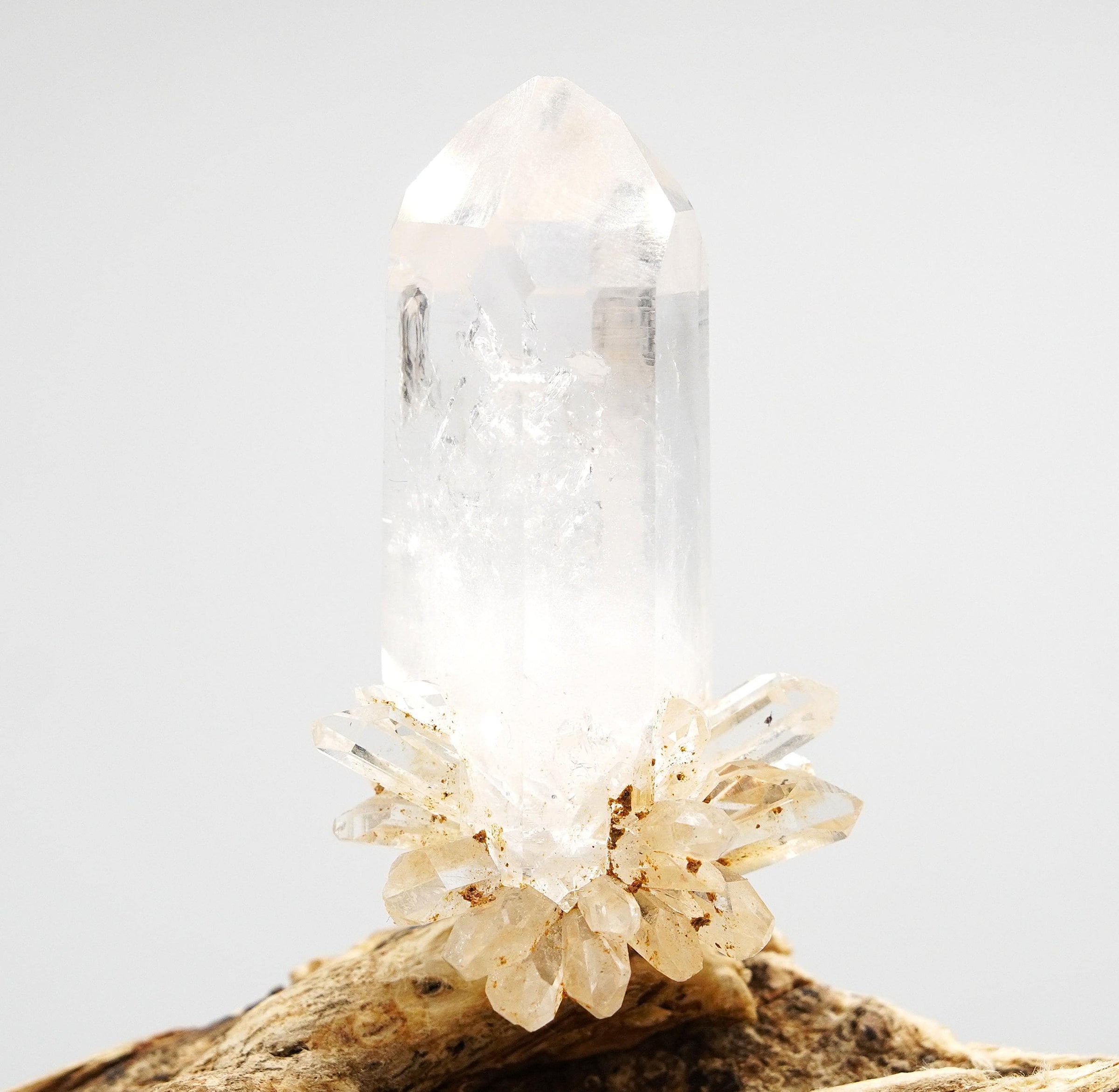 Brandberg Enhydro Star Cluster: Ethically Mined Natural Quartz