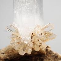 Brandberg Enhydro Star Cluster: Ethically Mined Natural Quartz