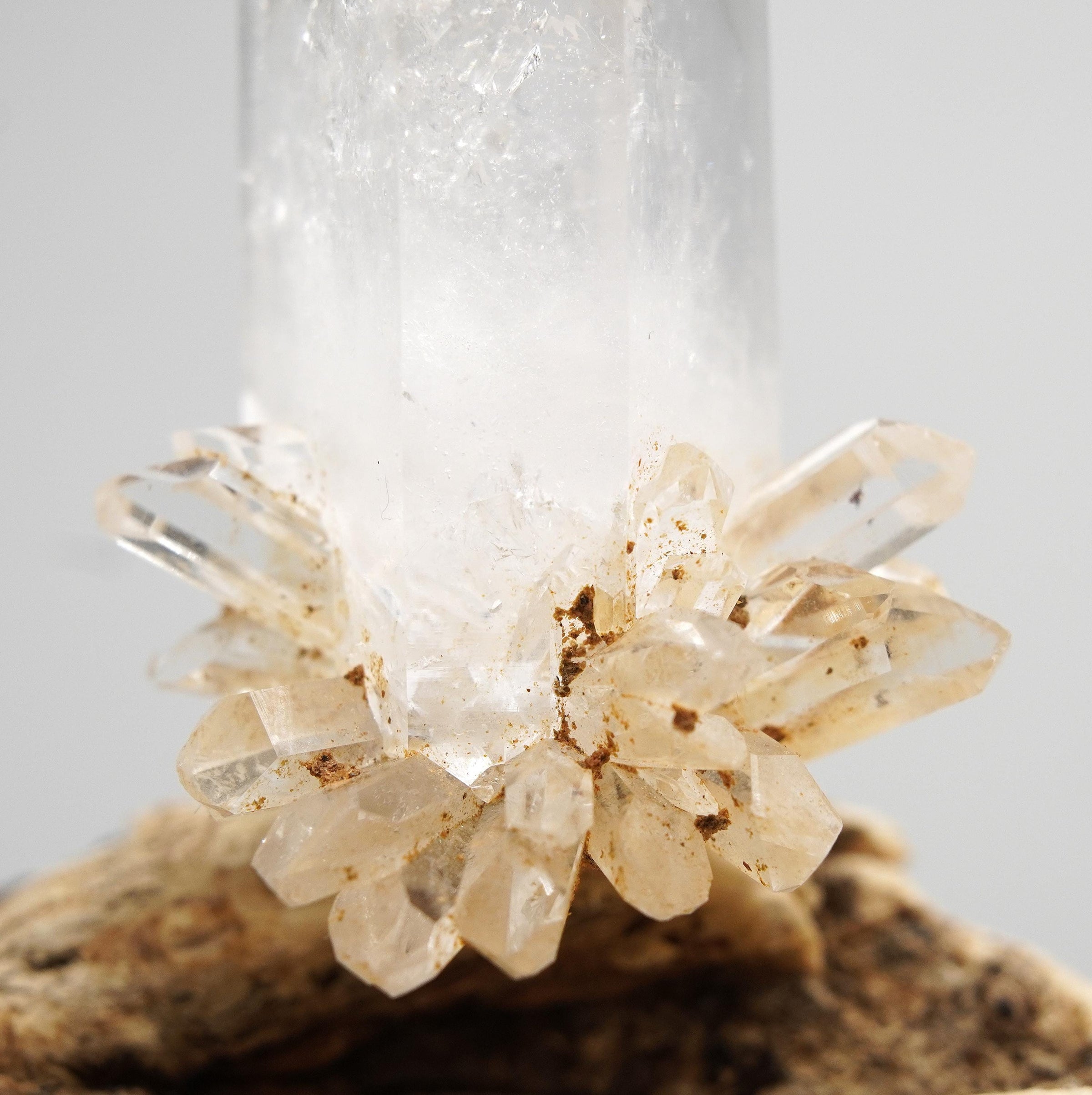 Brandberg Enhydro Star Cluster: Ethically Mined Natural Quartz