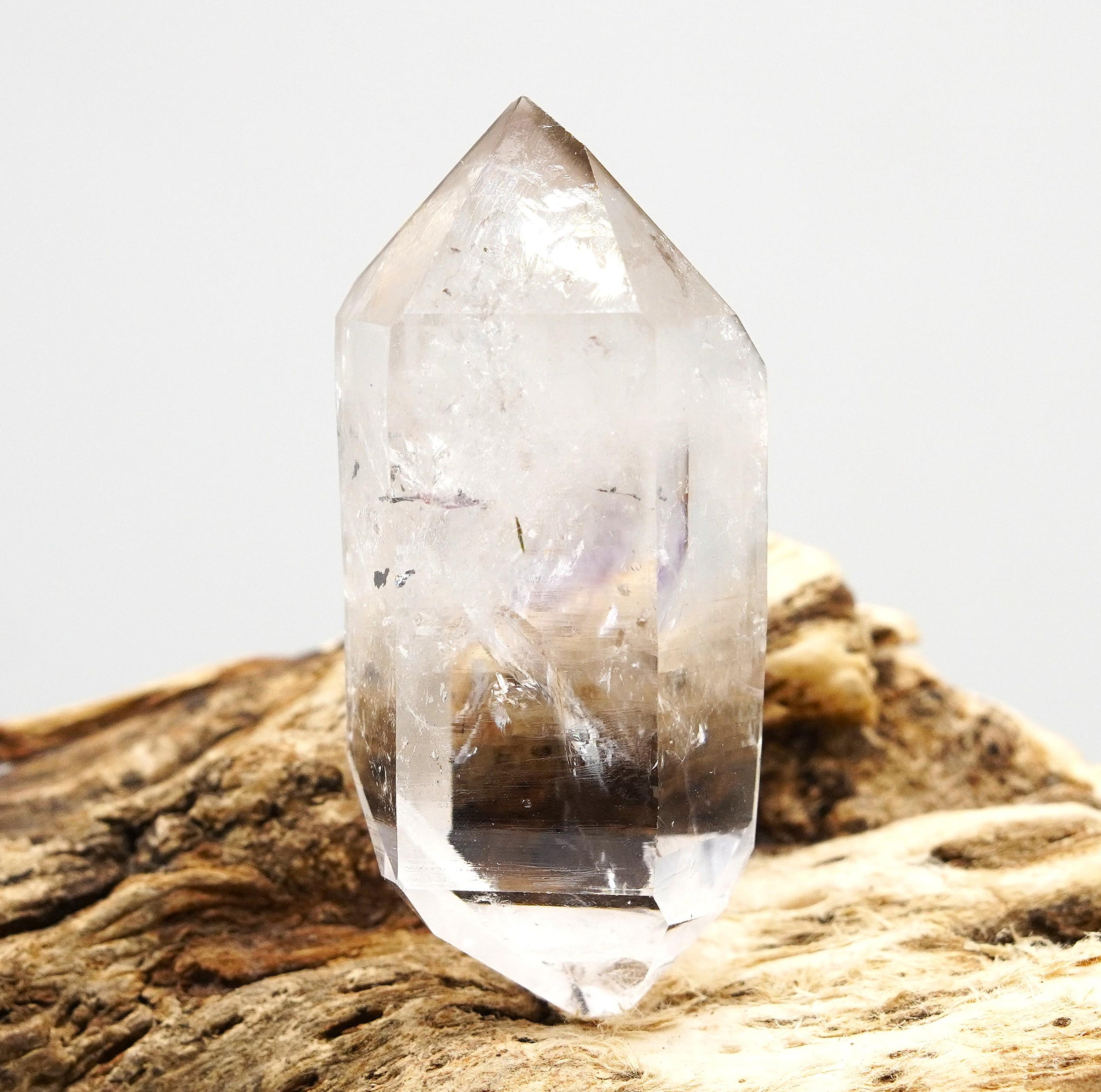 Brandberg Harlequin Twin Crystal: Ethically Hand-Mined Natural Raw Crystal