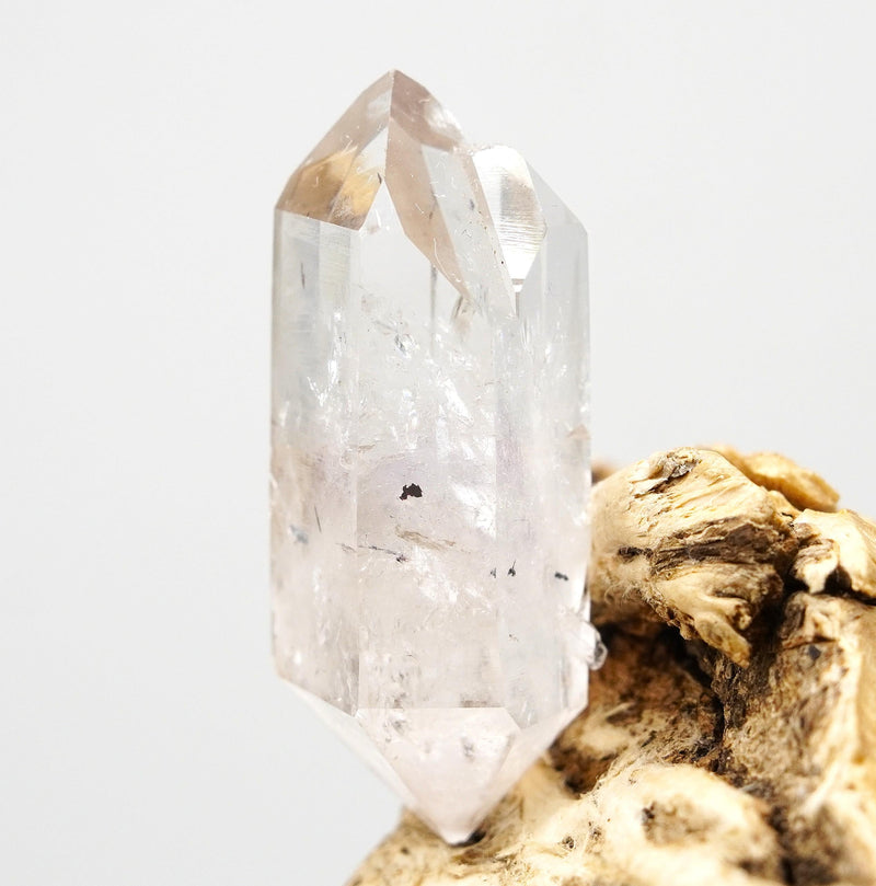 Brandberg Harlequin Twin Crystal: Ethically Hand-Mined Natural Raw Crystal