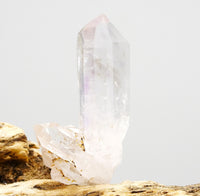 Brandberg Quartz on Mini Cluster: Ethically Hand-Mined Raw Crystal