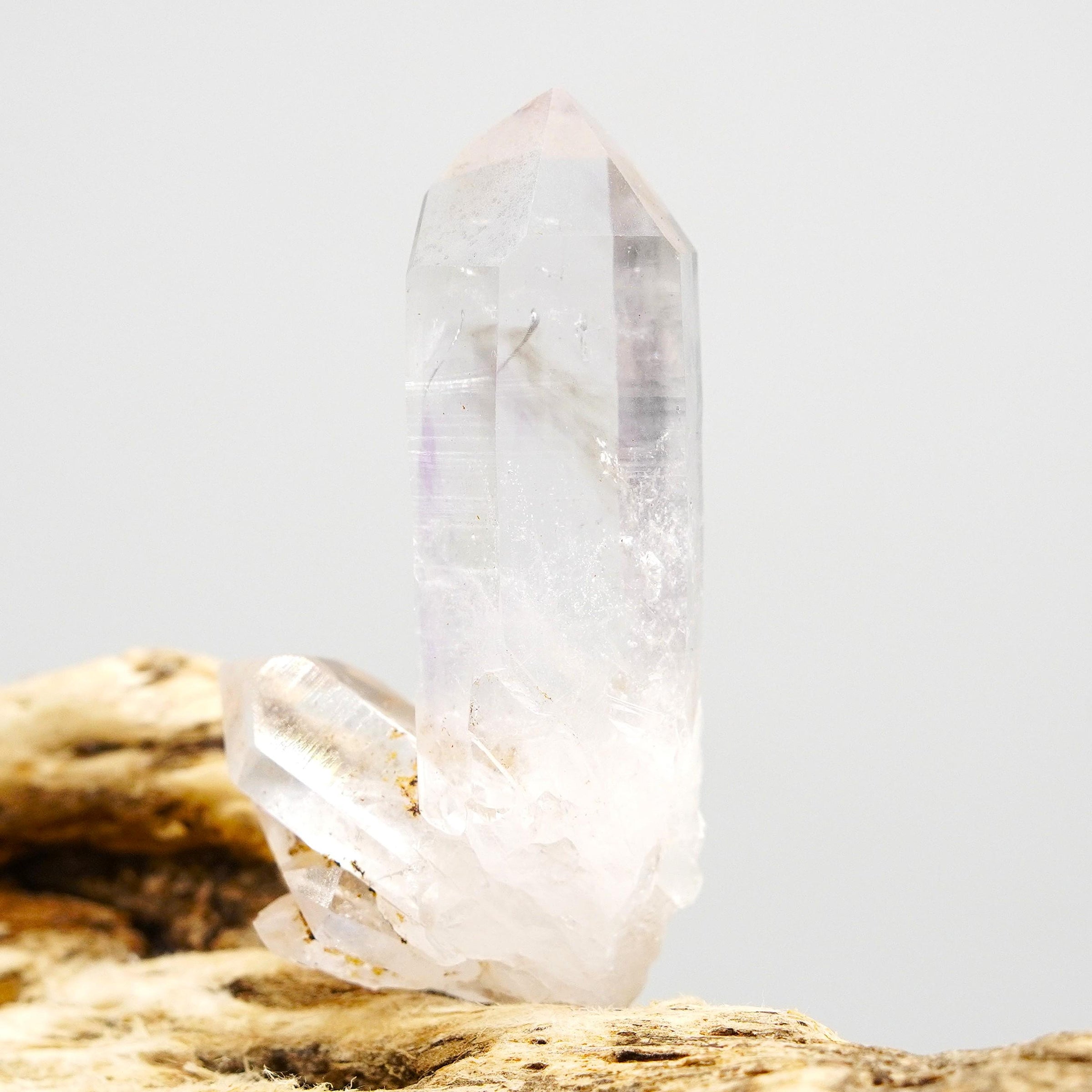 Brandberg Quartz on Mini Cluster: Ethically Hand-Mined Raw Crystal