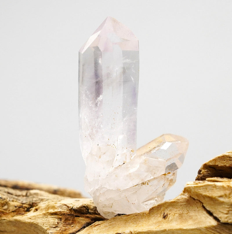 Brandberg Quartz on Mini Cluster: Ethically Hand-Mined Raw Crystal