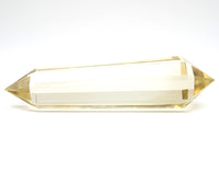 8-Sided Flawless Natural Citrine Vogel Wand: Ethically Mined Hand-Cut Vogel