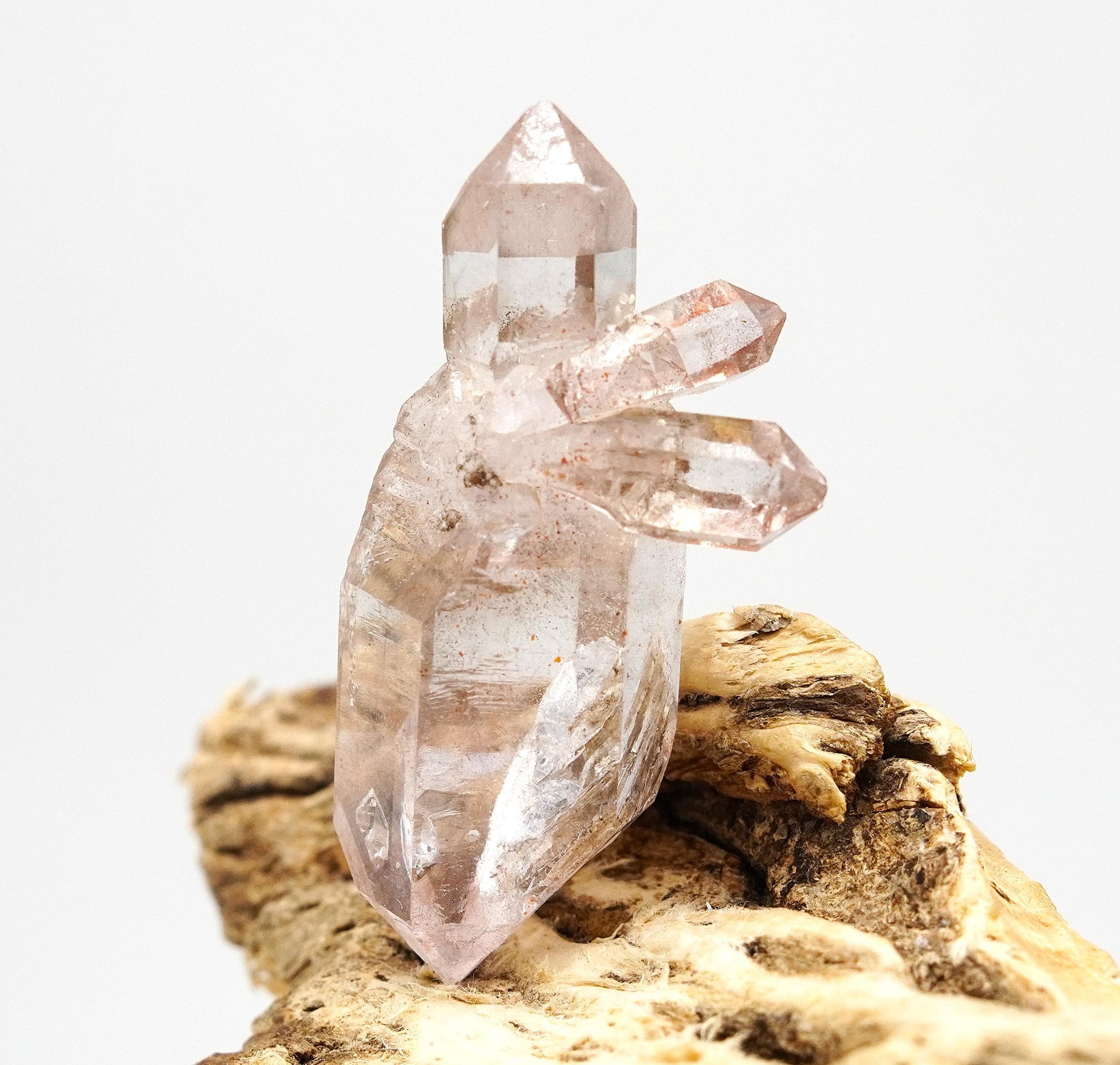 Brandberg Harlequin Self-Healed Generator Manifestation Quartz: Ethically Hand-Mined Raw Crystal