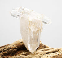Brandberg Self-Healed Twin Dow DT Window Crystal: Ethically Hand-Mined Quartz