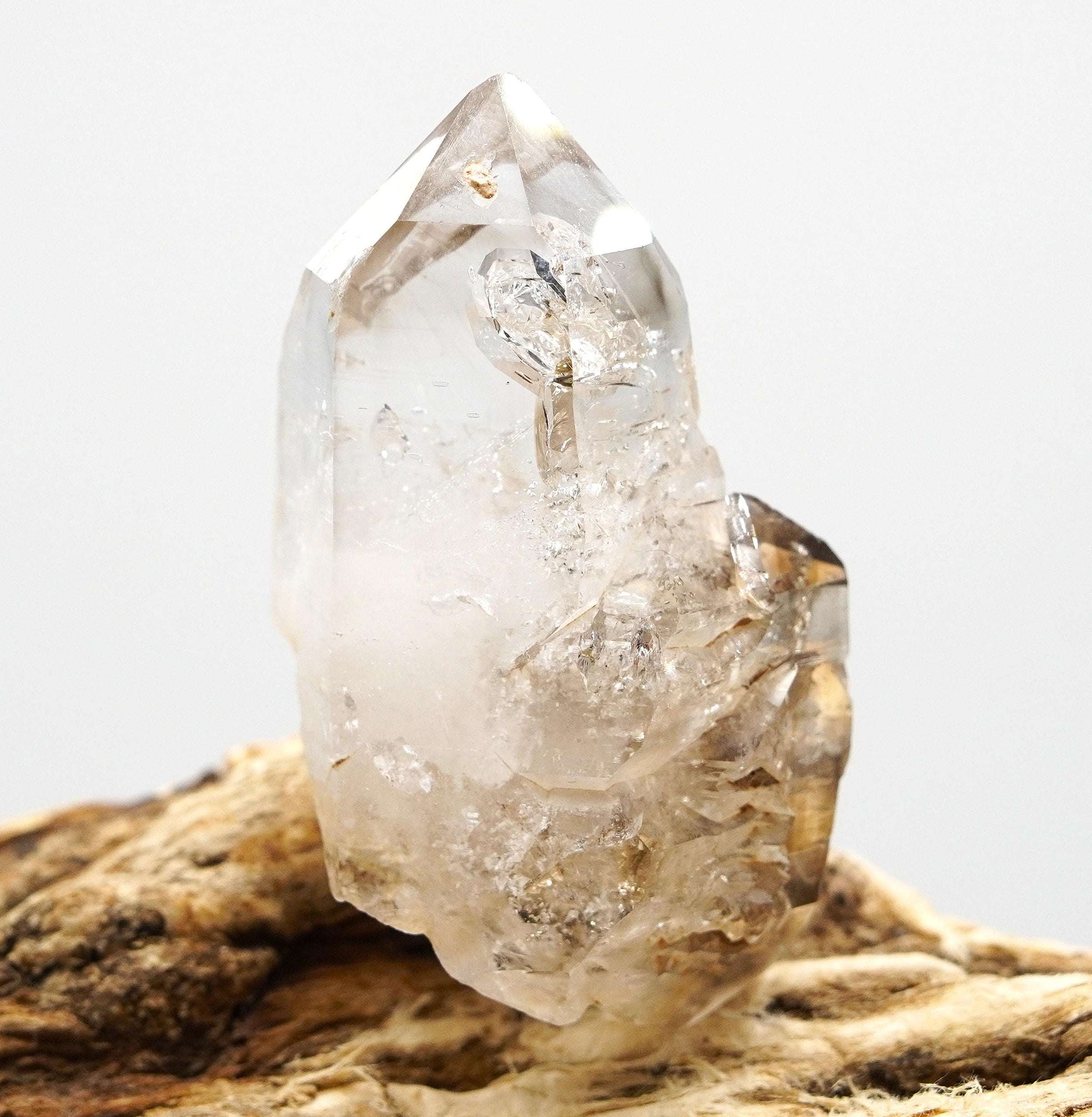 Omapeleki Brandberg Manifestation Crystal: Ethically Mined Smoky Quartz