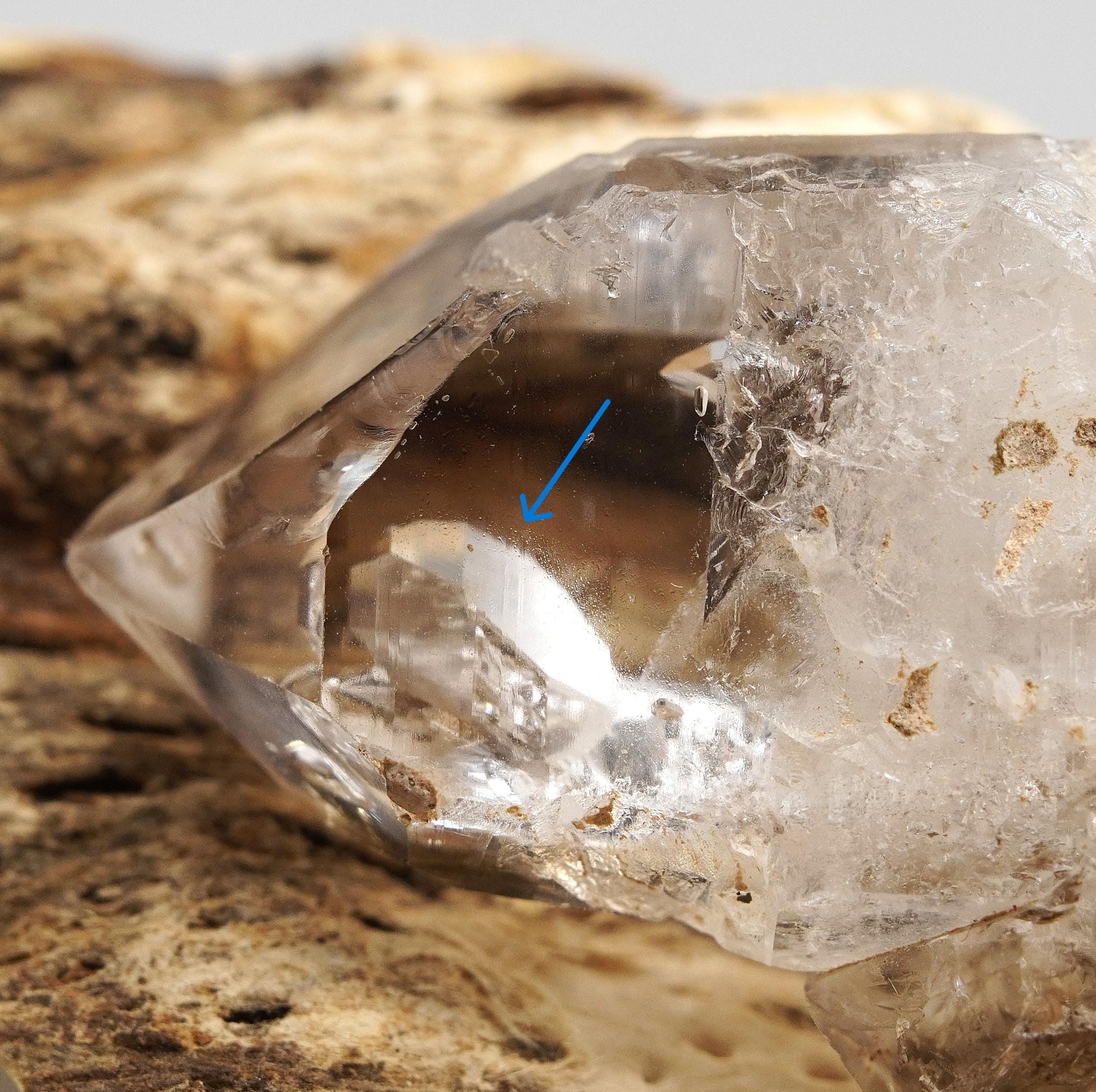 Omapeleki Brandberg Manifestation Crystal: Ethically Mined Smoky Quartz
