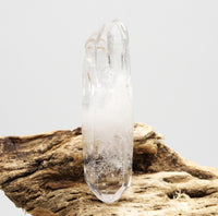 Brandberg Quartz Master Self-Healed Triplet: Ethically Hand-Mined Raw Crystal