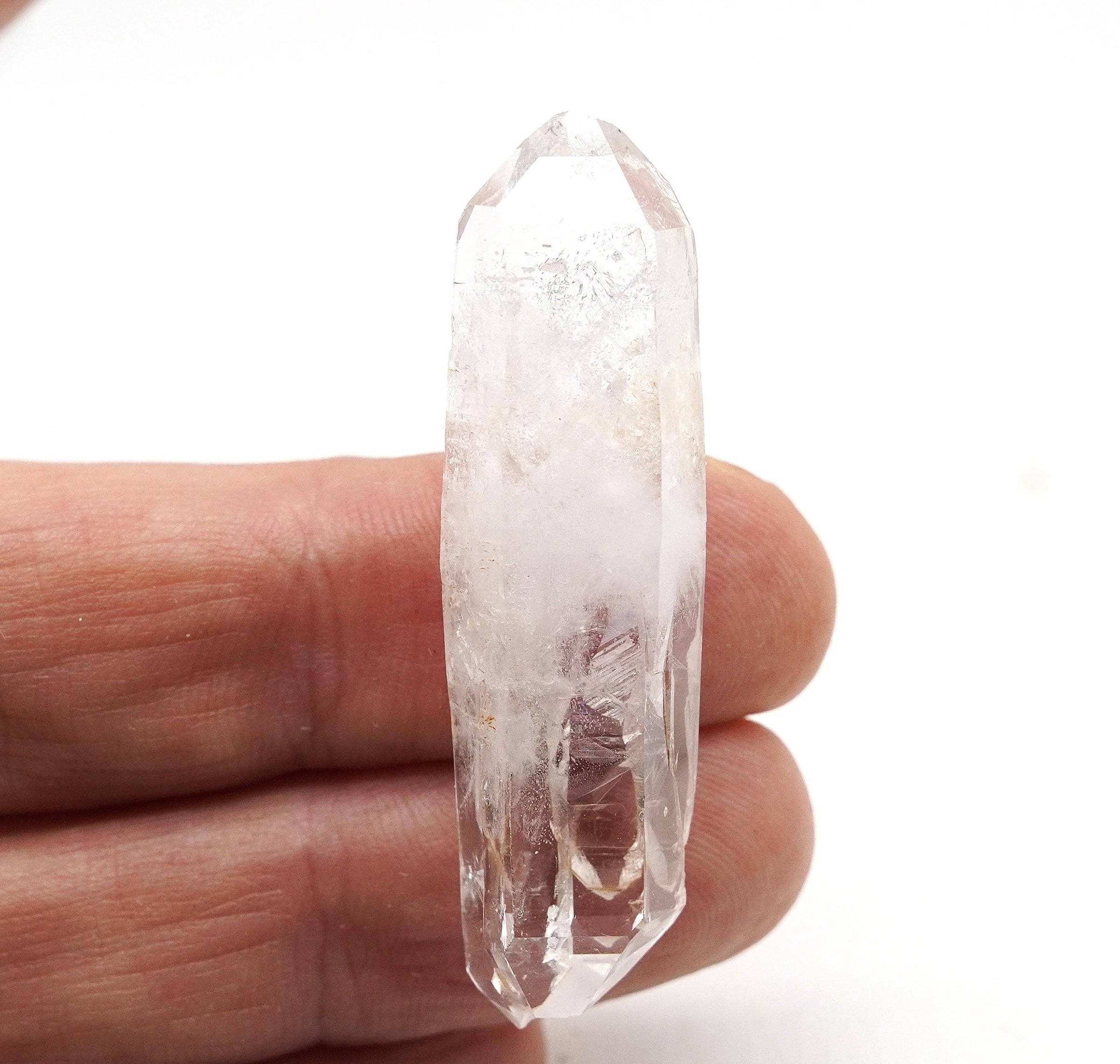 Brandberg Quartz Master Self-Healed Triplet: Ethically Hand-Mined Raw Crystal