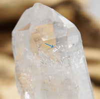 Brandberg Quartz Master Self-Healed Triplet: Ethically Hand-Mined Raw Crystal