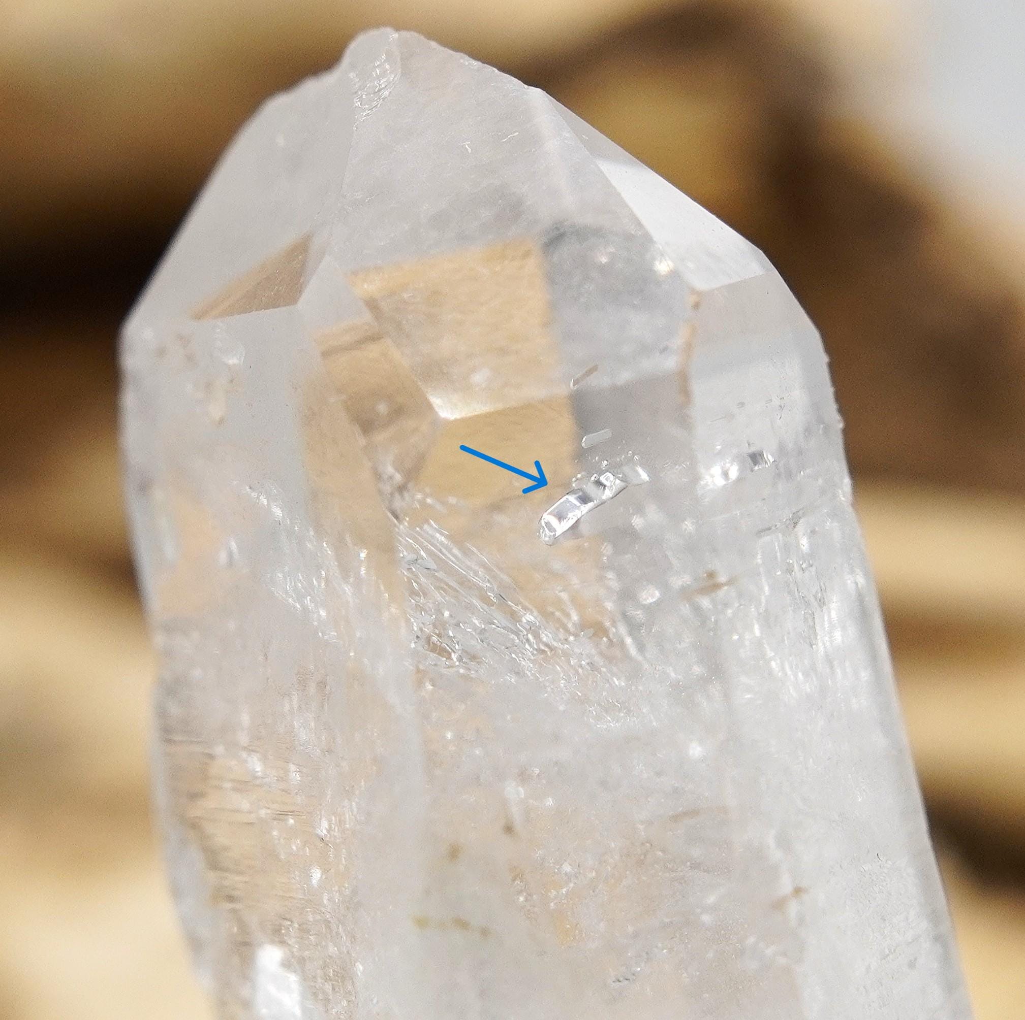 Brandberg Quartz Master Self-Healed Triplet: Ethically Hand-Mined Raw Crystal