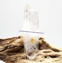 Brandberg Quartz Master Self-Healed Triplet: Ethically Hand-Mined Raw Crystal