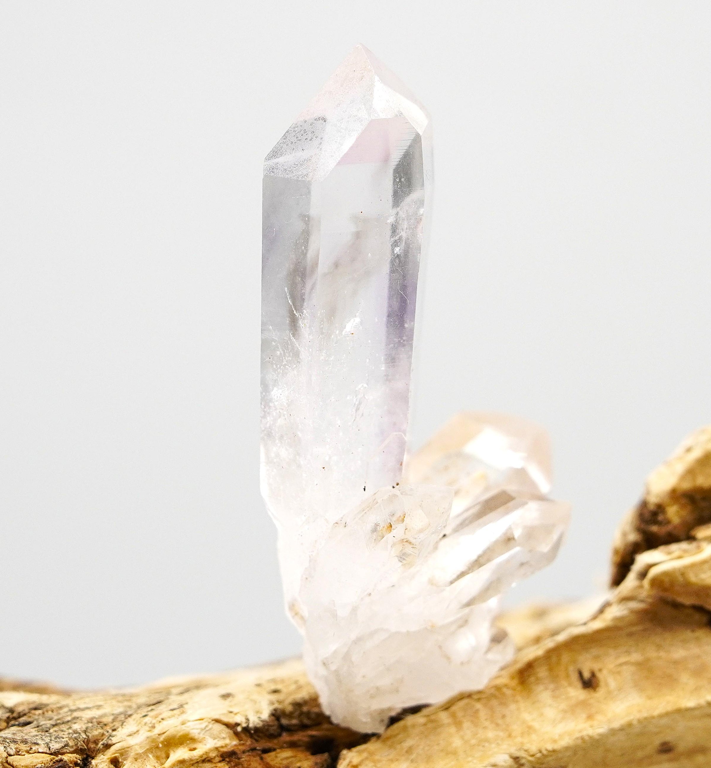 Brandberg Quartz on Mini Cluster: Ethically Hand-Mined Raw Crystal