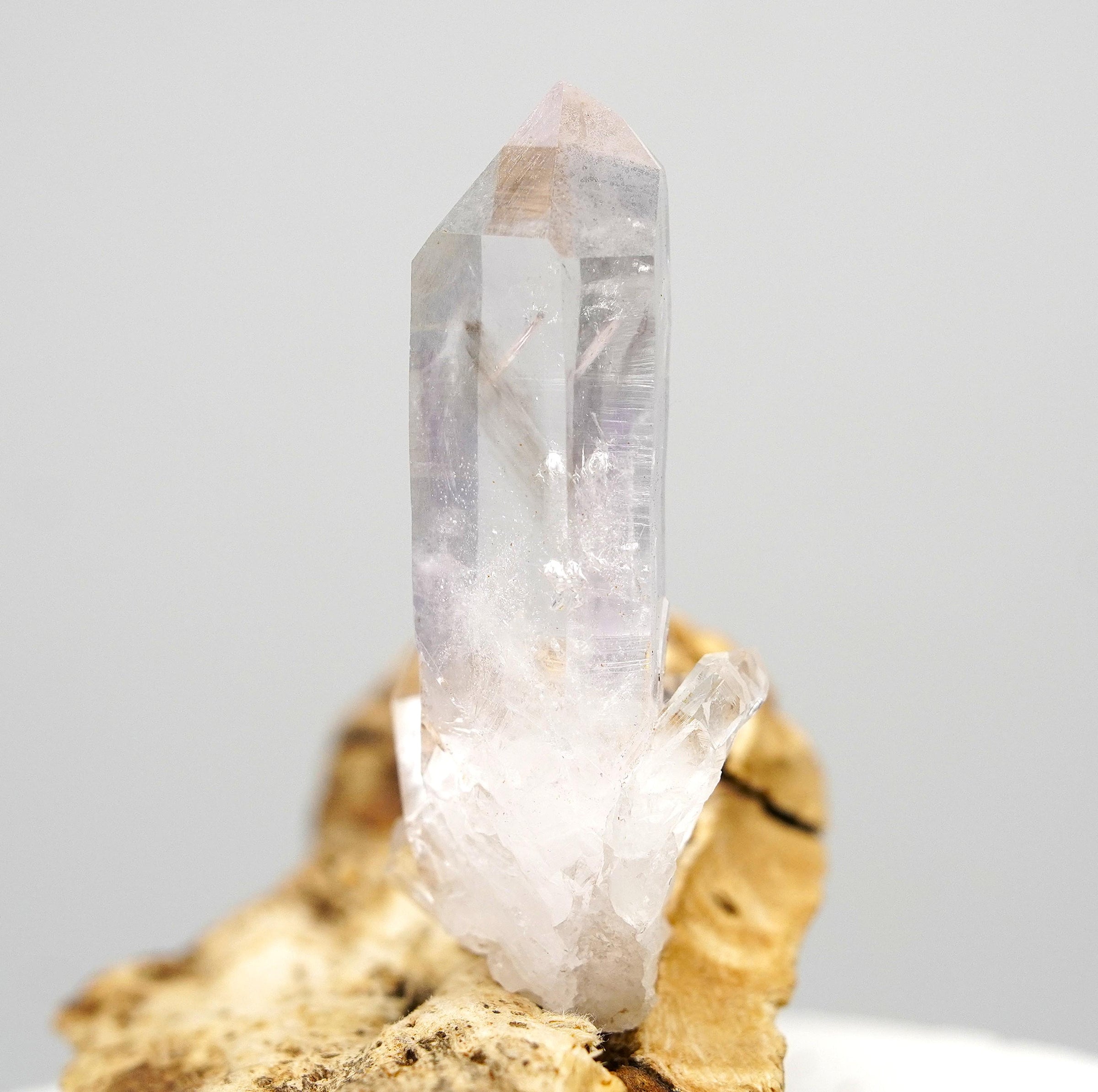 Brandberg Quartz on Mini Cluster: Ethically Hand-Mined Raw Crystal
