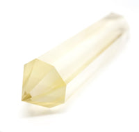 8-Sided Flawless Natural Citrine Vogel Wand: Ethically Mined Hand-Cut Vogel