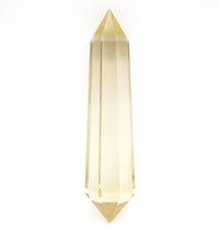 8-Sided Flawless Natural Citrine Vogel Wand: Ethically Mined Hand-Cut Vogel