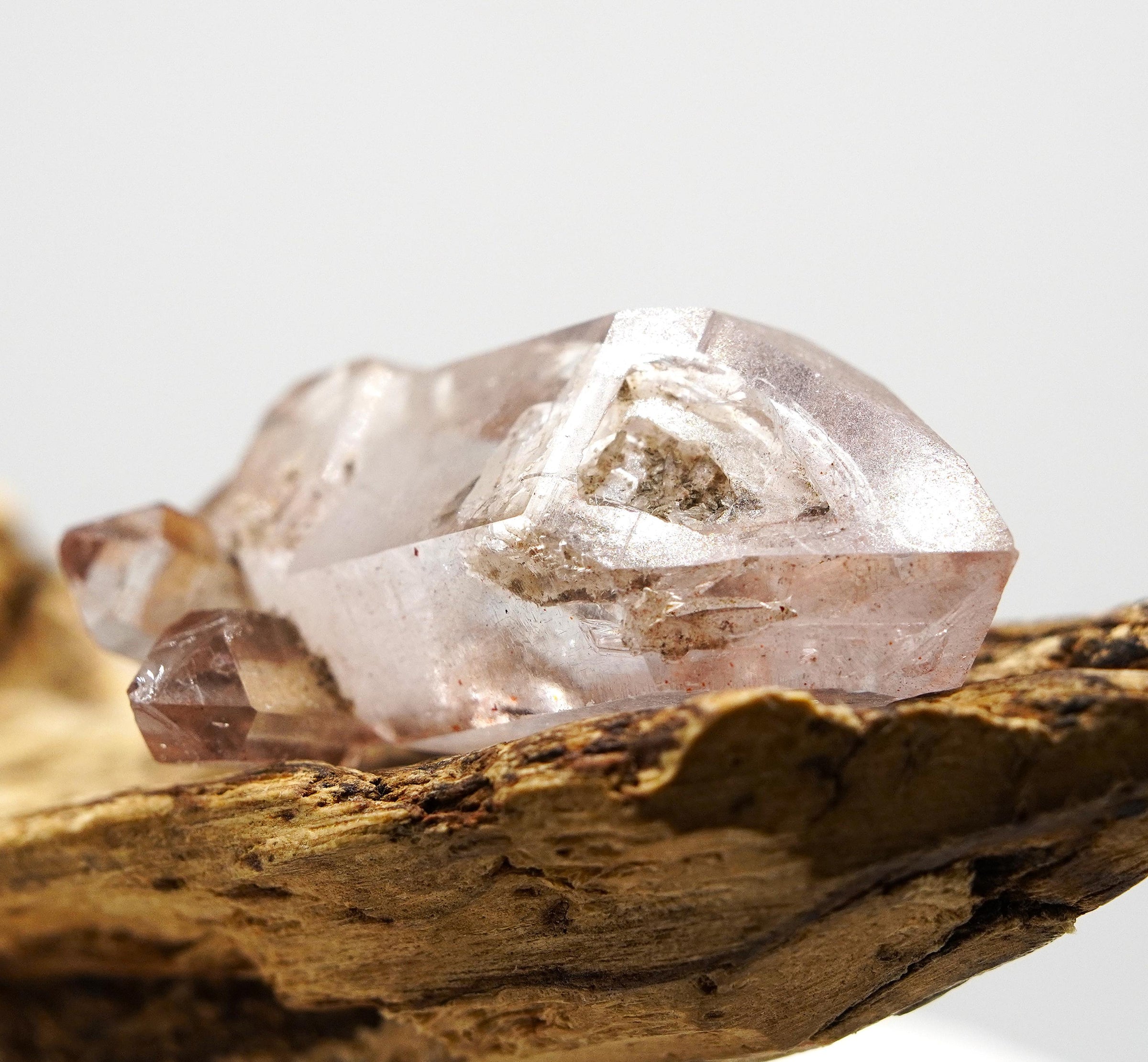 Brandberg Harlequin Self-Healed Generator Manifestation Quartz: Ethically Hand-Mined Raw Crystal