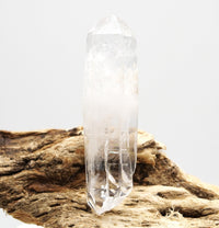 Brandberg Quartz Master Self-Healed Triplet: Ethically Hand-Mined Raw Crystal