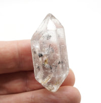Tibetan DT Black Bubble Enhydro: Ethically Mined Natural Quartz