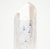 Brandberg Enhydro Transmitter Crystal: Ethically Hand-Mined Raw Quartz