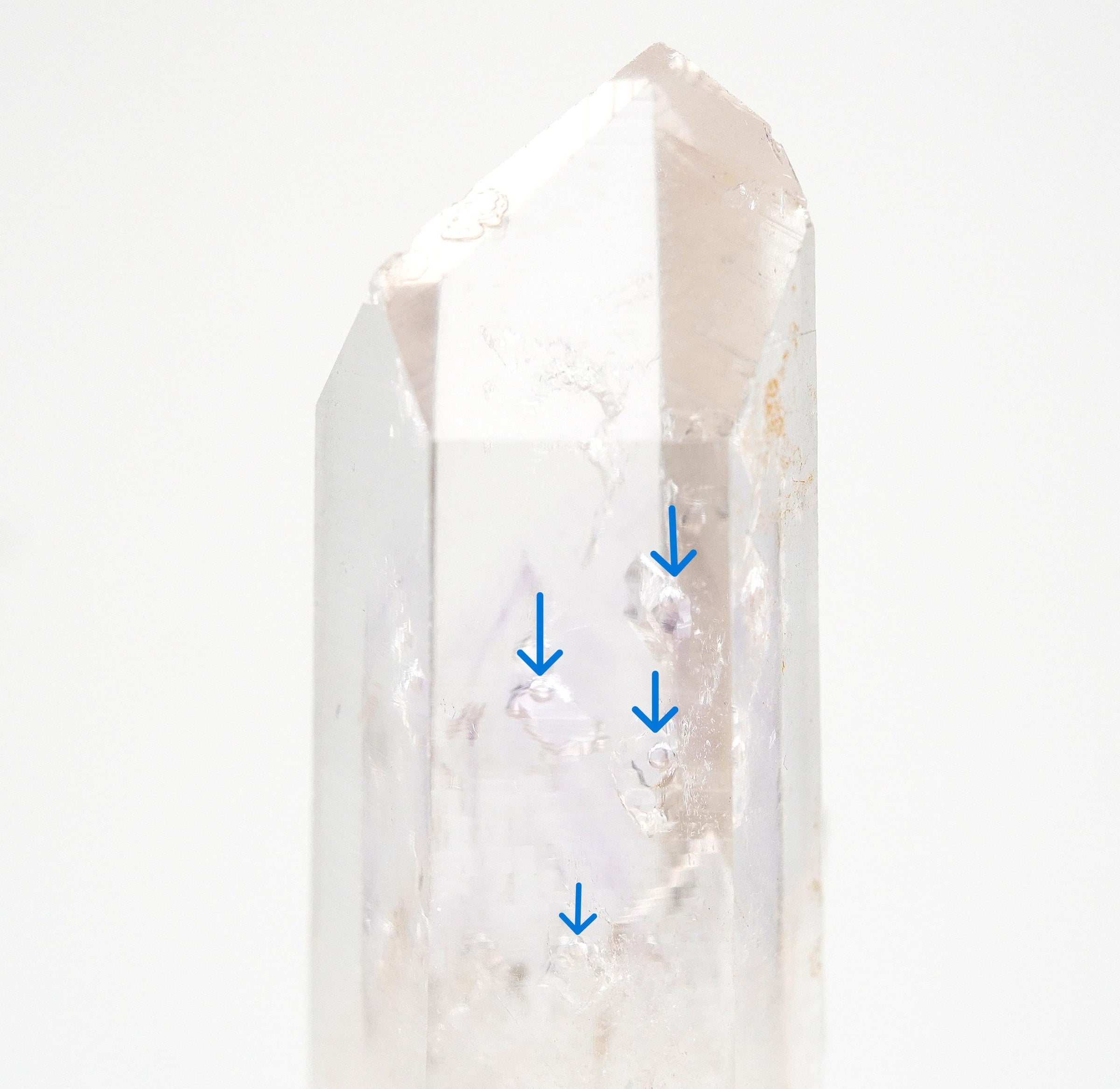Brandberg Enhydro Transmitter Crystal: Ethically Hand-Mined Raw Quartz