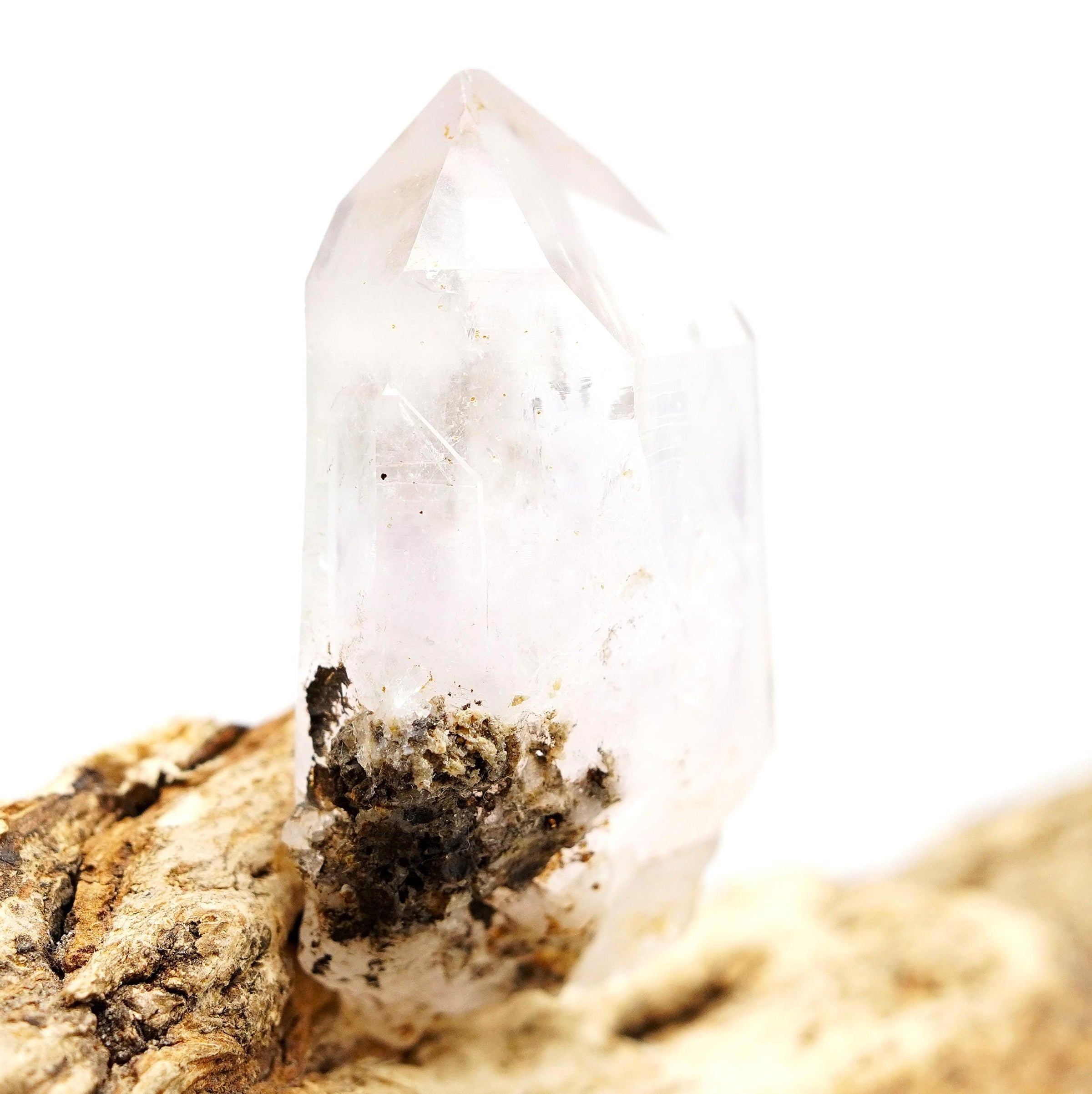 Brandberg Enhydro Quartz: Ethically Hand-Mined Raw Crystal