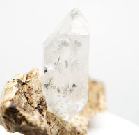 Tibetan DT Black Bubble Enhydro: Ethically Mined Natural Quartz