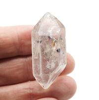Tibetan DT Black Bubble Enhydro: Ethically Mined Natural Quartz