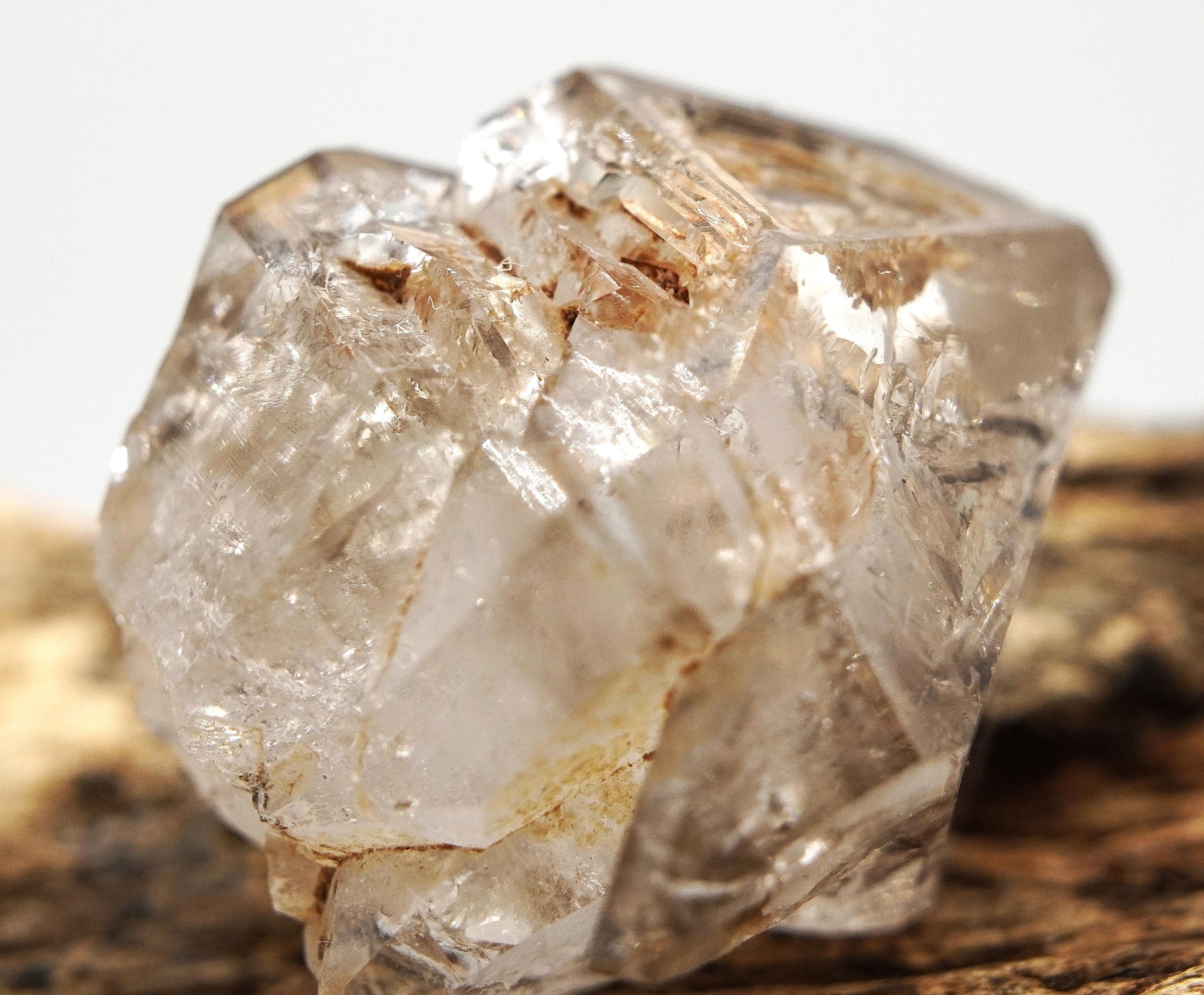 Omapeleki Brandberg Quartz Elestial: Hand-Mined Natural Smoky Quartz