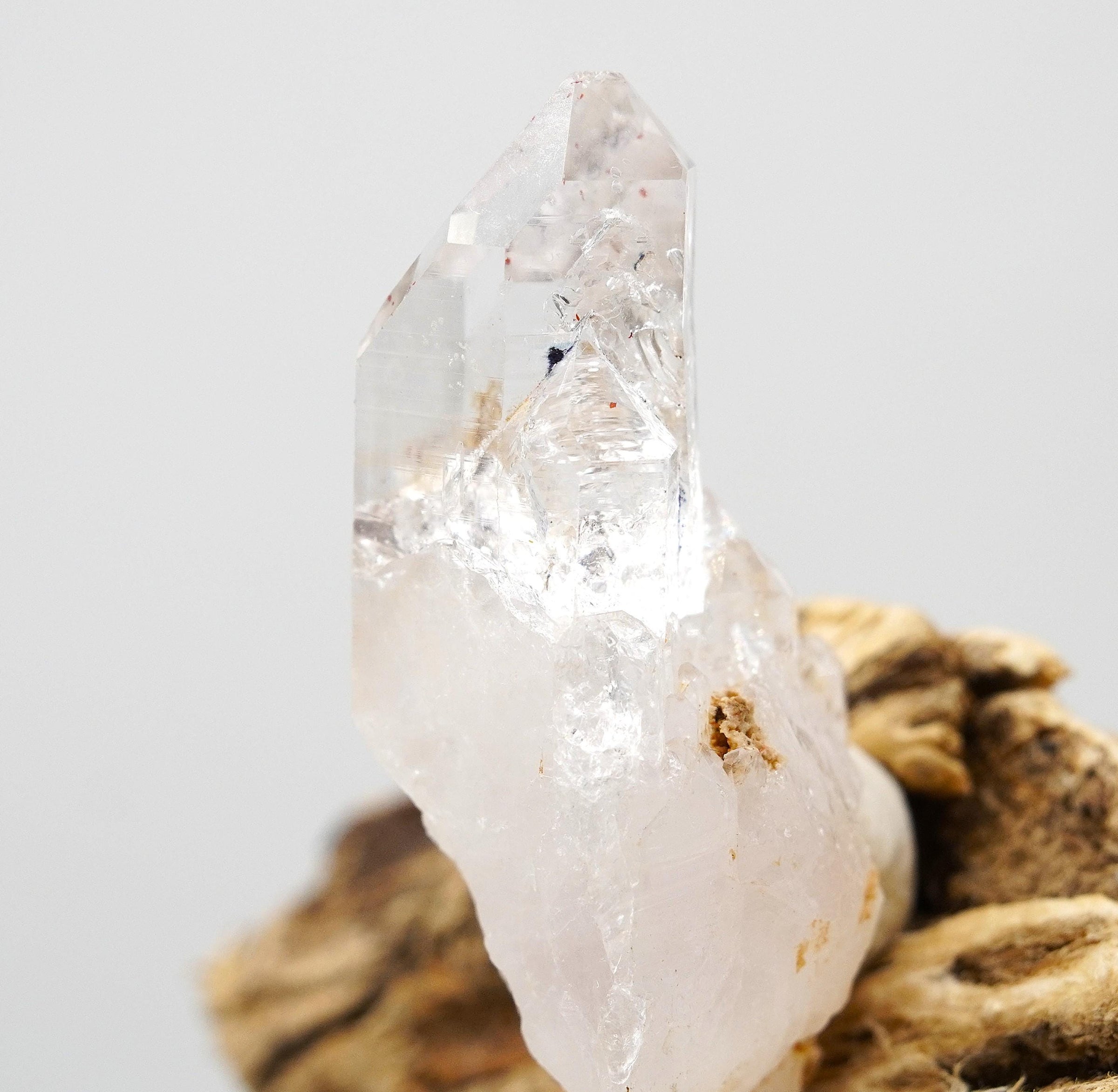 Omapeleki Brandberg Enhydro Isis Crystal: Hand-Mined Natural Quartz