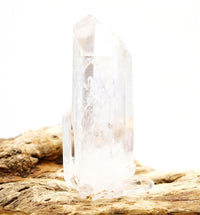 Brandberg Enhydro Transmitter Crystal: Ethically Hand-Mined Raw Quartz