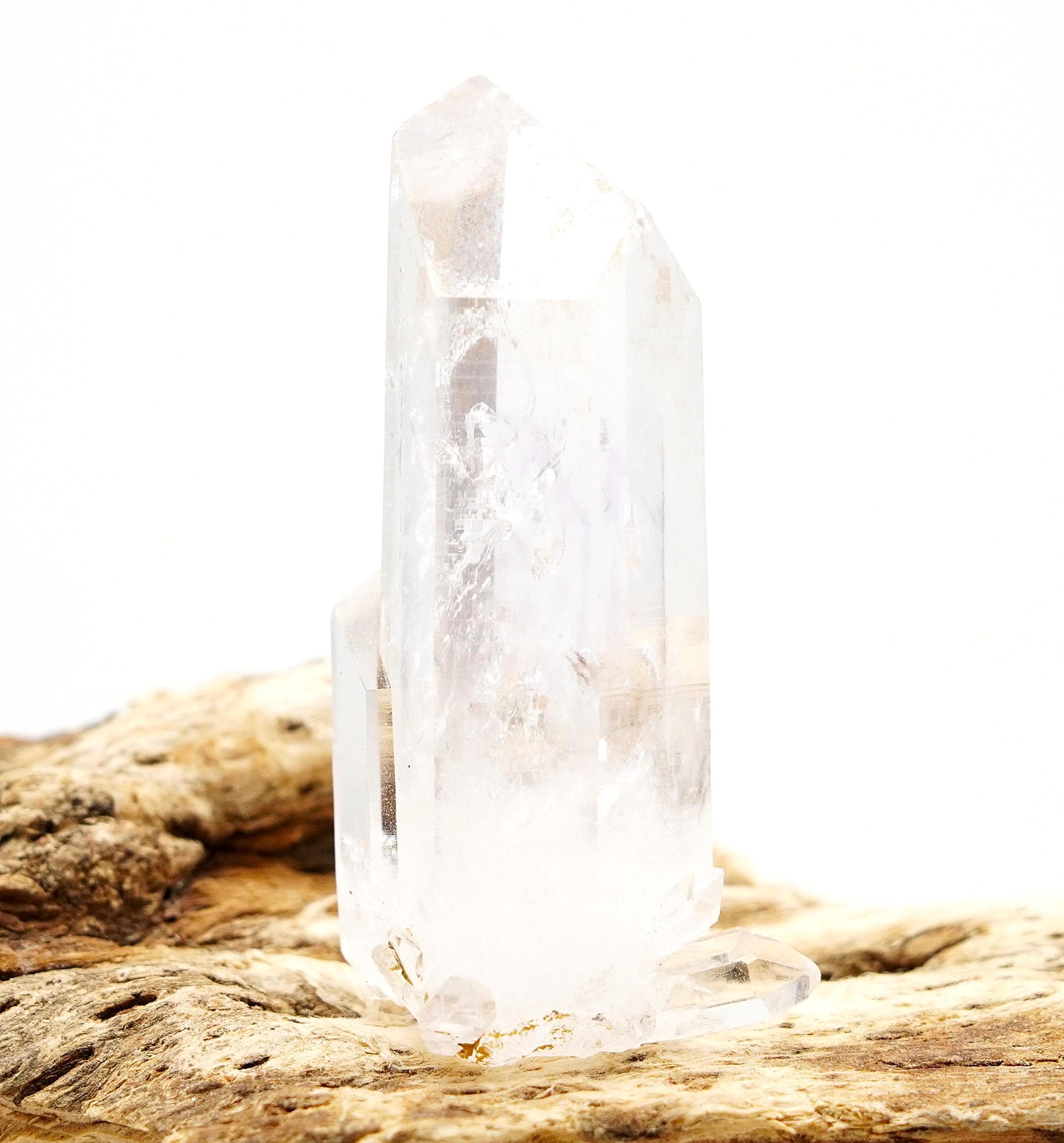 Brandberg Enhydro Transmitter Crystal: Ethically Hand-Mined Raw Quartz