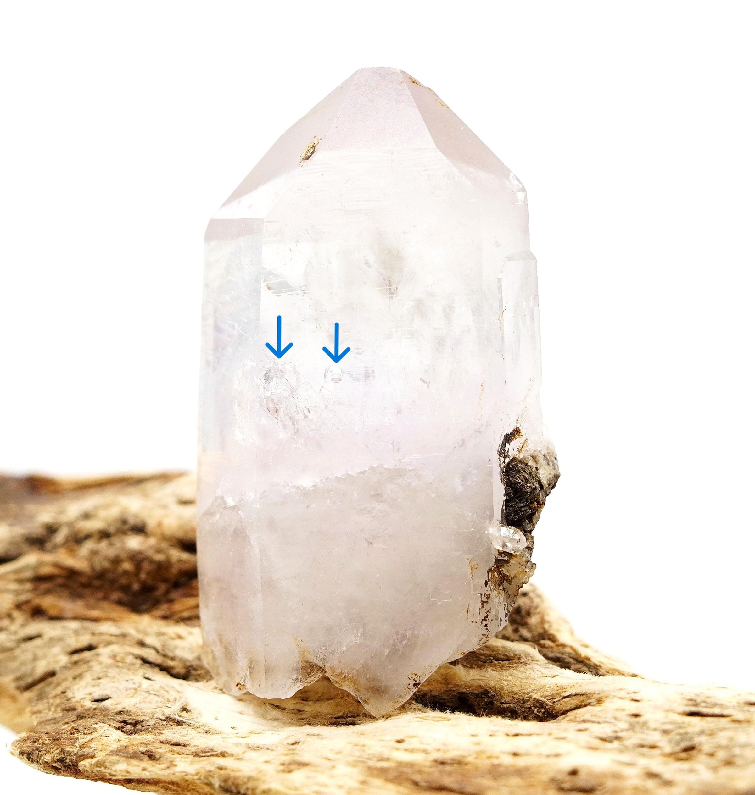 Brandberg Enhydro Quartz: Ethically Hand-Mined Raw Crystal