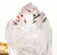 Brandberg Harlequin Crystal: Ethically Hand-Mined Natural Raw Quartz