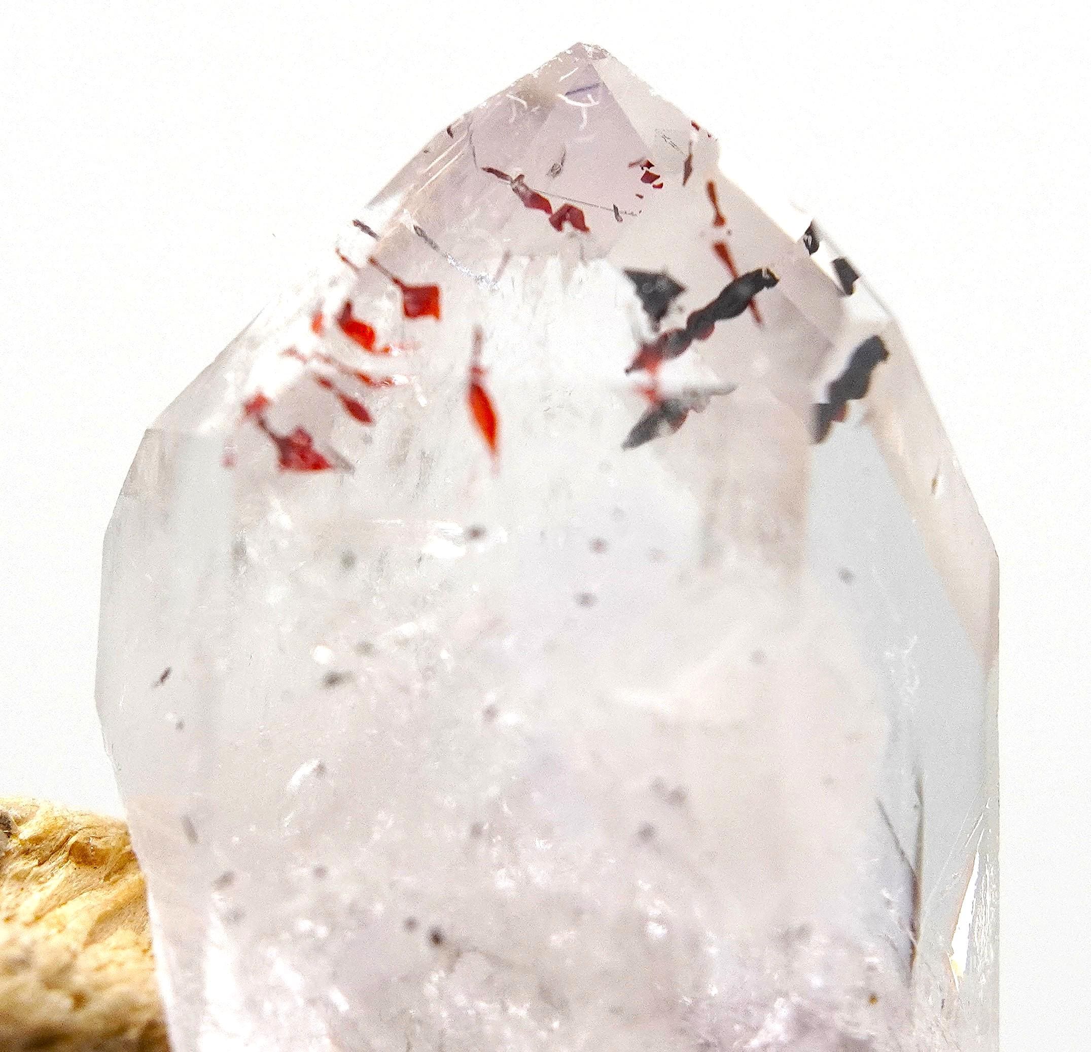 Brandberg Harlequin Crystal: Ethically Hand-Mined Natural Raw Quartz