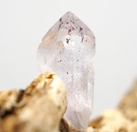 Brandberg Harlequin Crystal: Ethically Hand-Mined Natural Raw Quartz