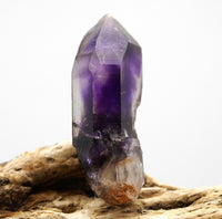 Brandberg Amethyst Phantom Sceptre: Hand-Mined Raw Quartz Crystal