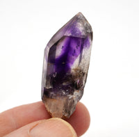 Brandberg Amethyst Phantom Sceptre: Hand-Mined Raw Quartz Crystal