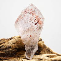 Brandberg Self-Healed Harlequin Crystal: Ethically Hand-Mined Natural Raw Quartz