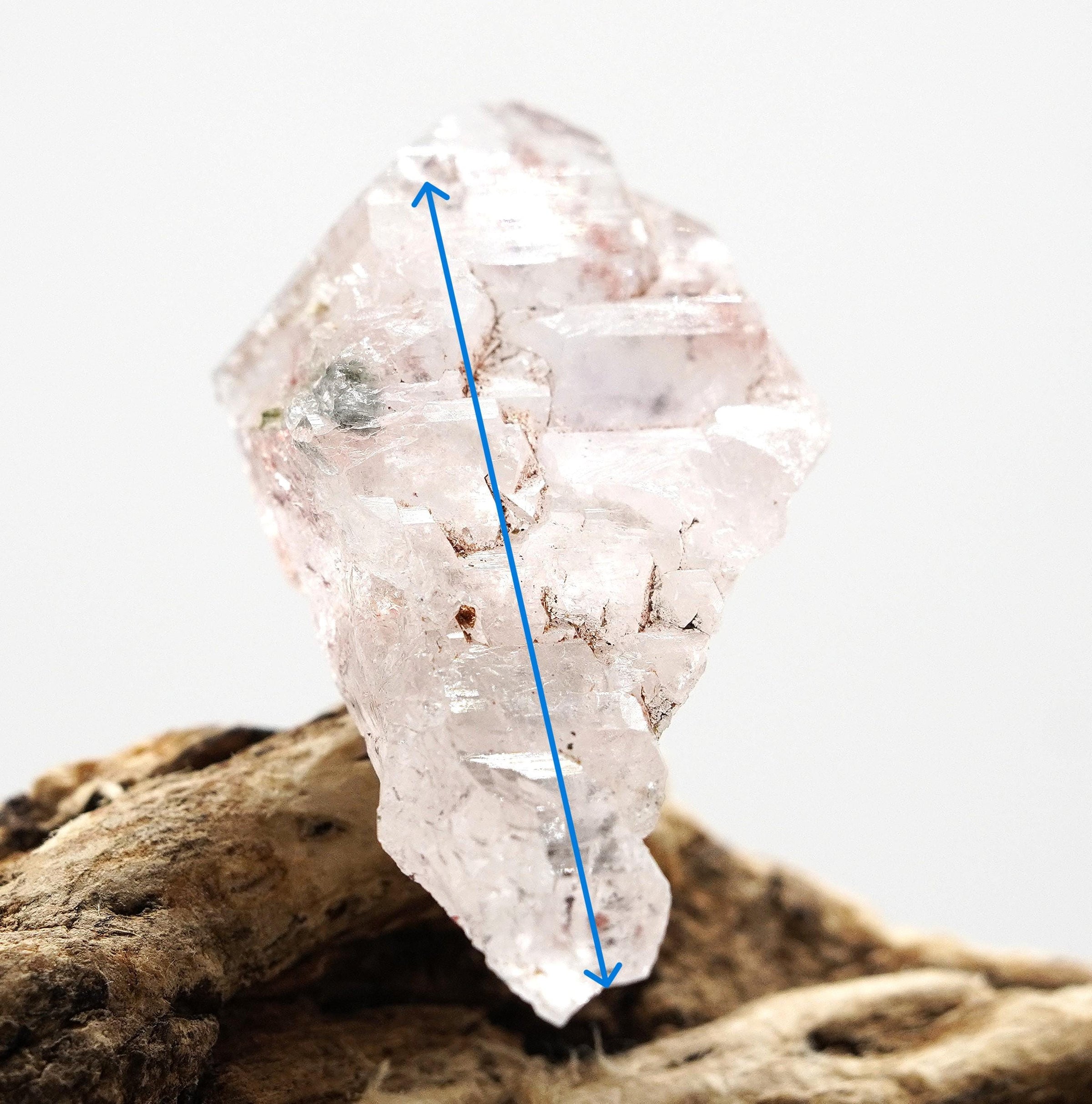 Brandberg Self-Healed Harlequin Crystal: Ethically Hand-Mined Natural Raw Quartz