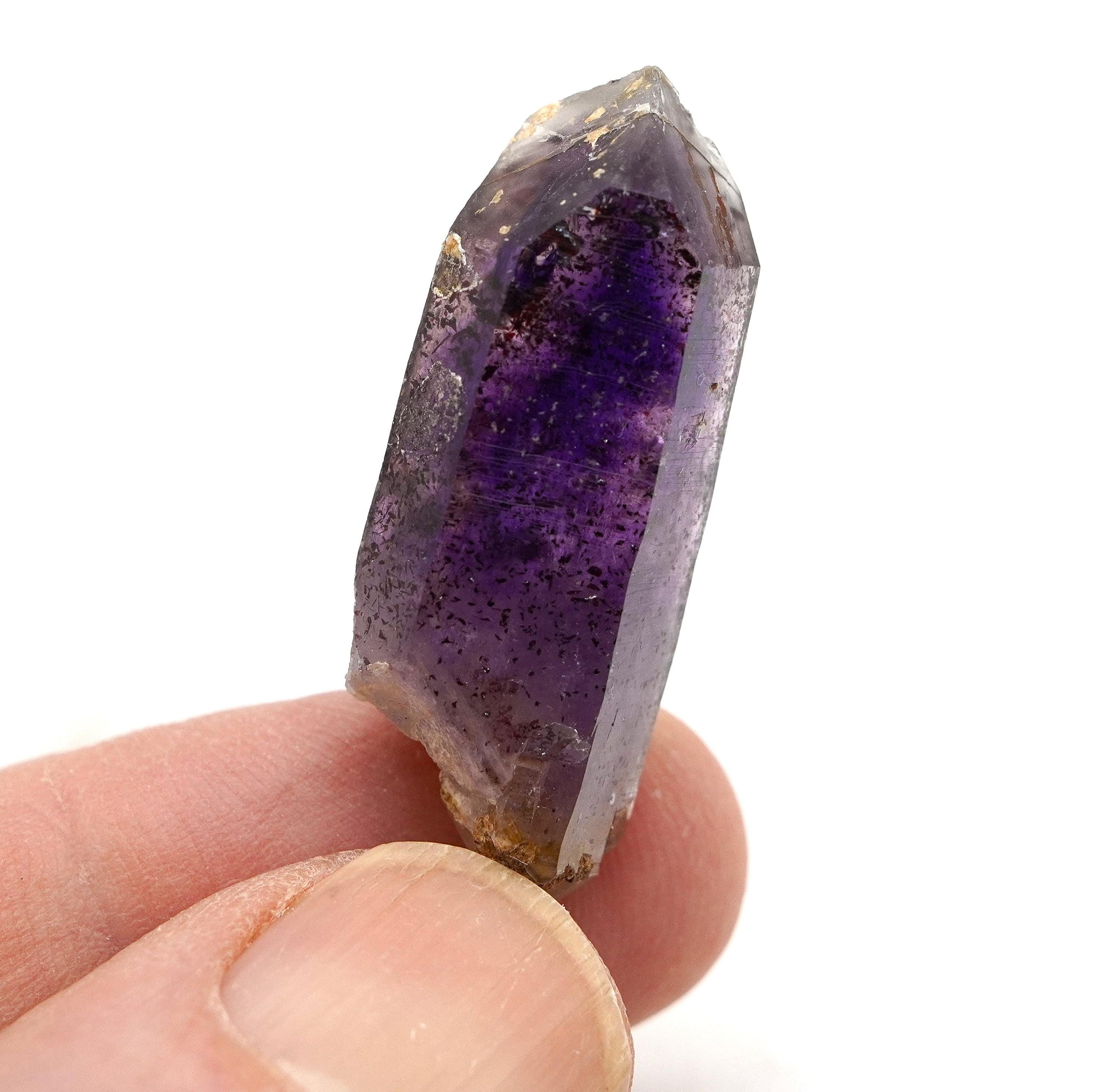 Brandberg Harlequin Amethyst Phantom DT: Ethically Hand-Mined Natural Crystal