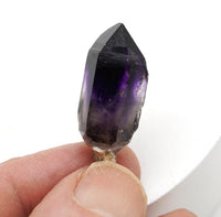 Brandberg Amethyst Phantom Sceptre: Hand-Mined Raw Quartz Crystal