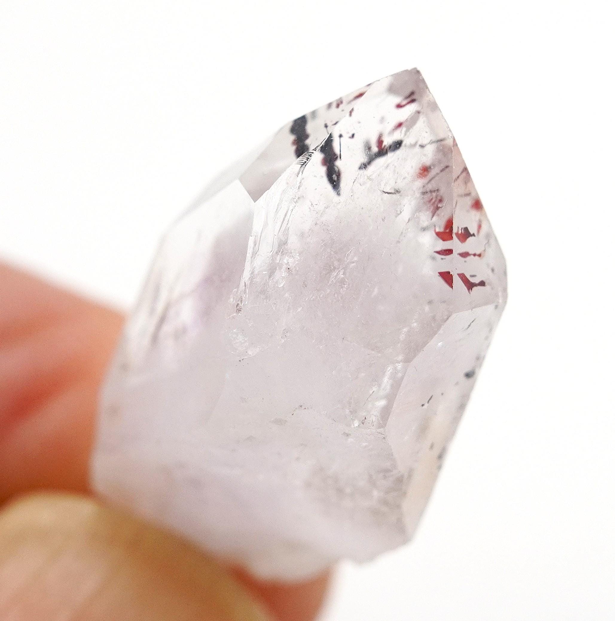 Brandberg Harlequin Crystal: Ethically Hand-Mined Natural Raw Quartz