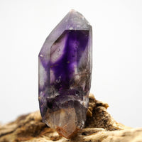 Brandberg Amethyst Phantom Sceptre: Hand-Mined Raw Quartz Crystal