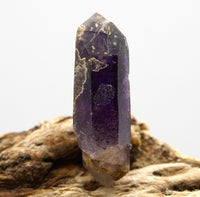 Brandberg Harlequin Amethyst Phantom DT: Ethically Hand-Mined Natural Crystal