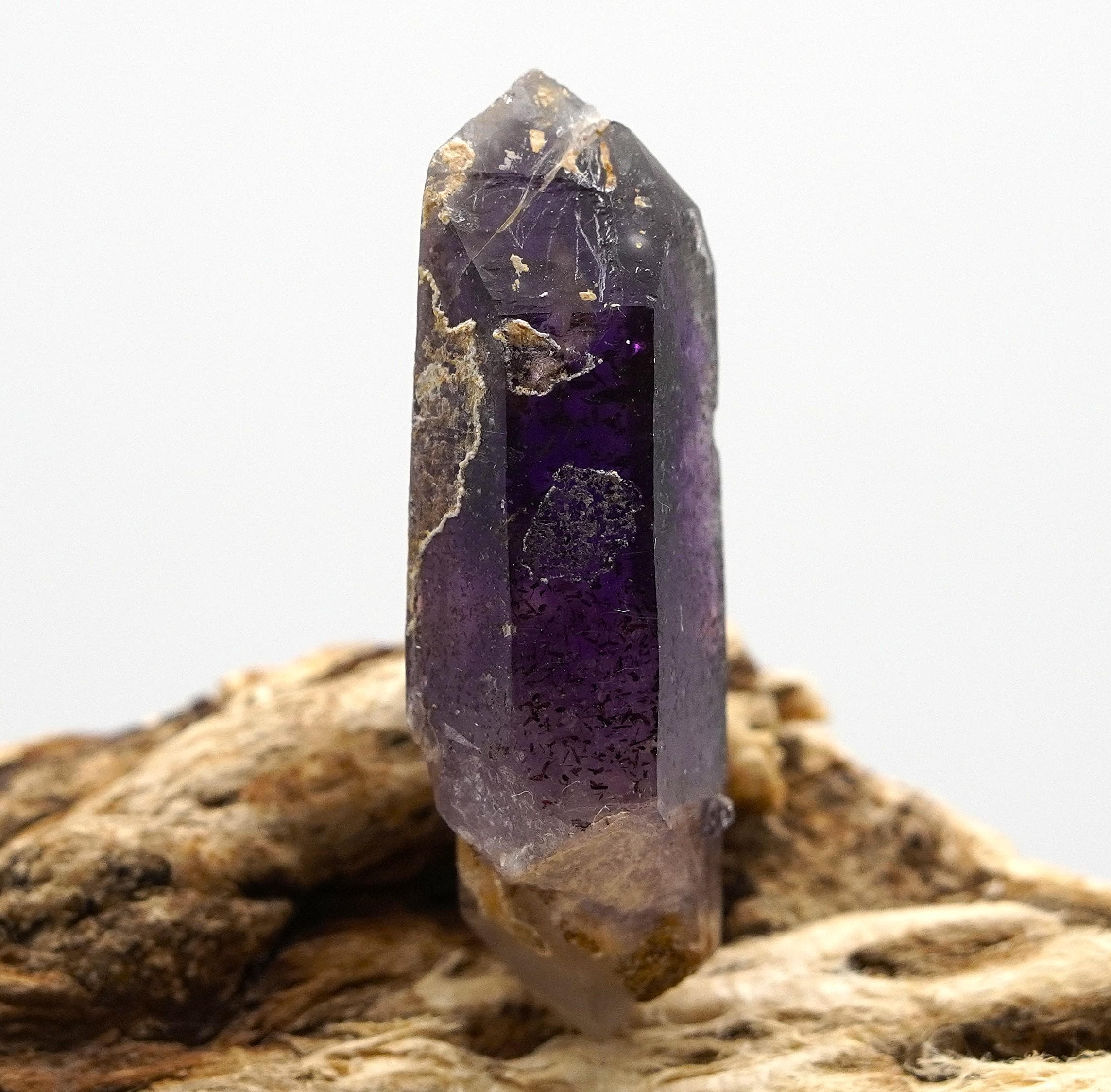 Brandberg Harlequin Amethyst Phantom DT: Ethically Hand-Mined Natural Crystal