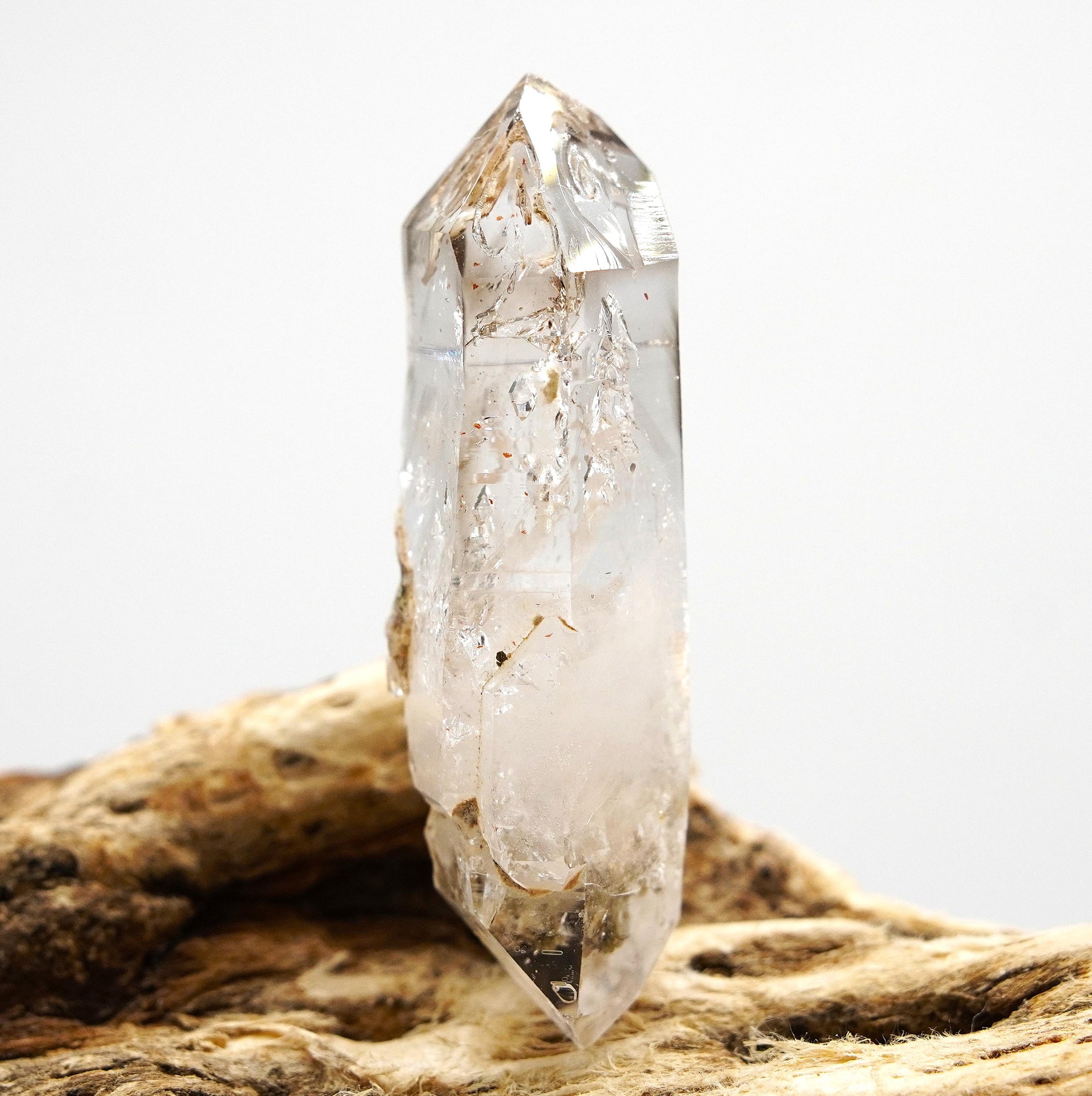 Omapeleki Brandberg Skeletal Master Self-Healed DT Negative Manifestation Quartz